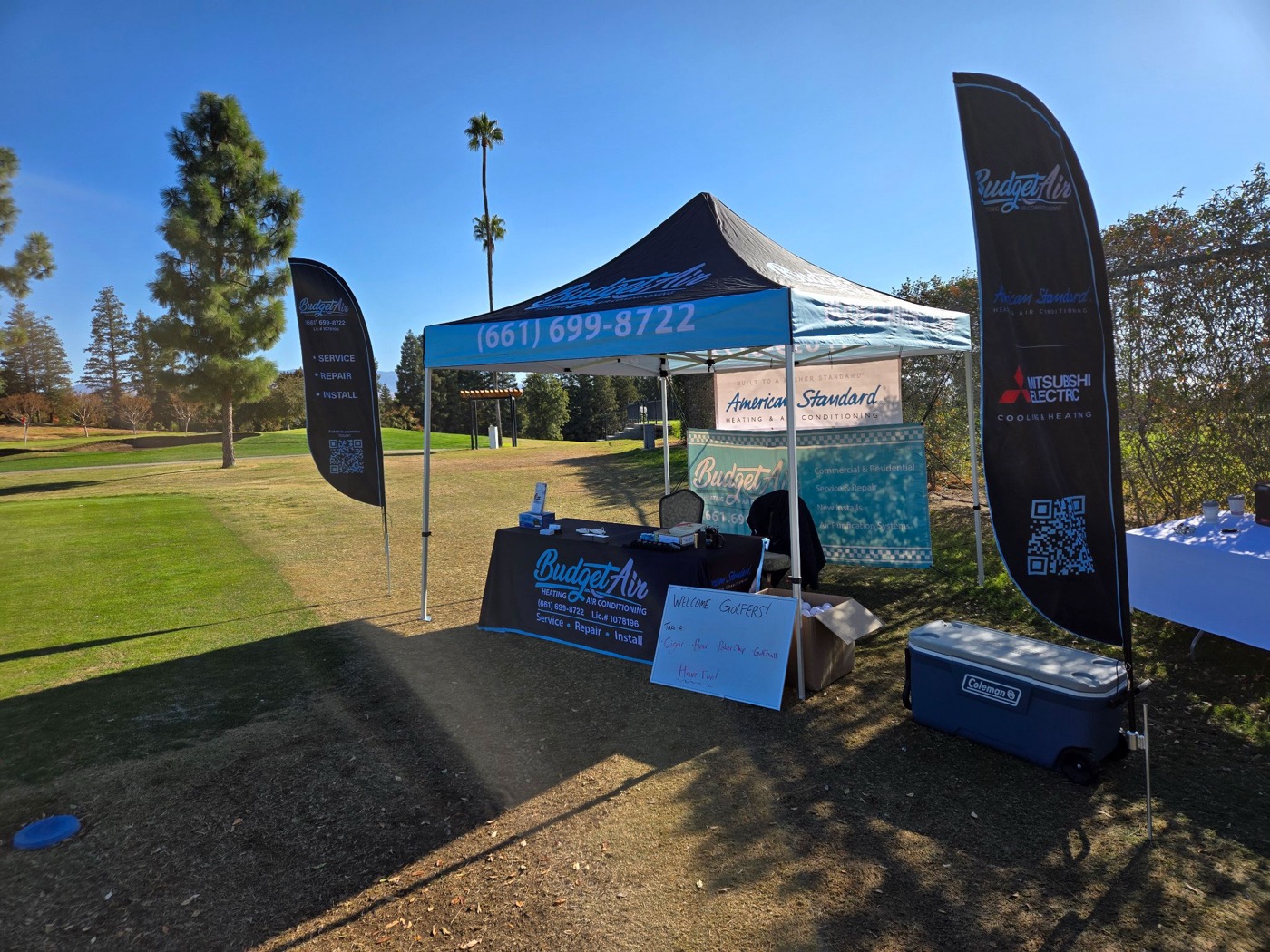 Kern County Builders Exchange Golf Tournament, Budget Air