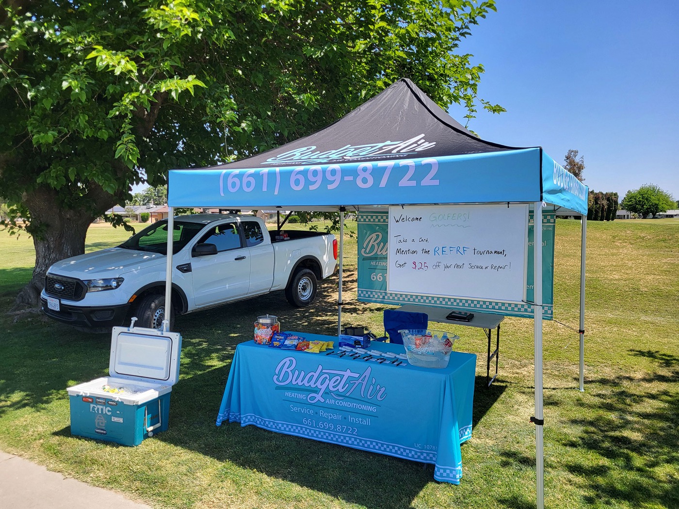 REPFRF Golf Tournament, Budget Air